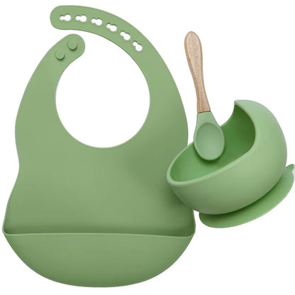 Silicone Baby Feeding Tableware Set