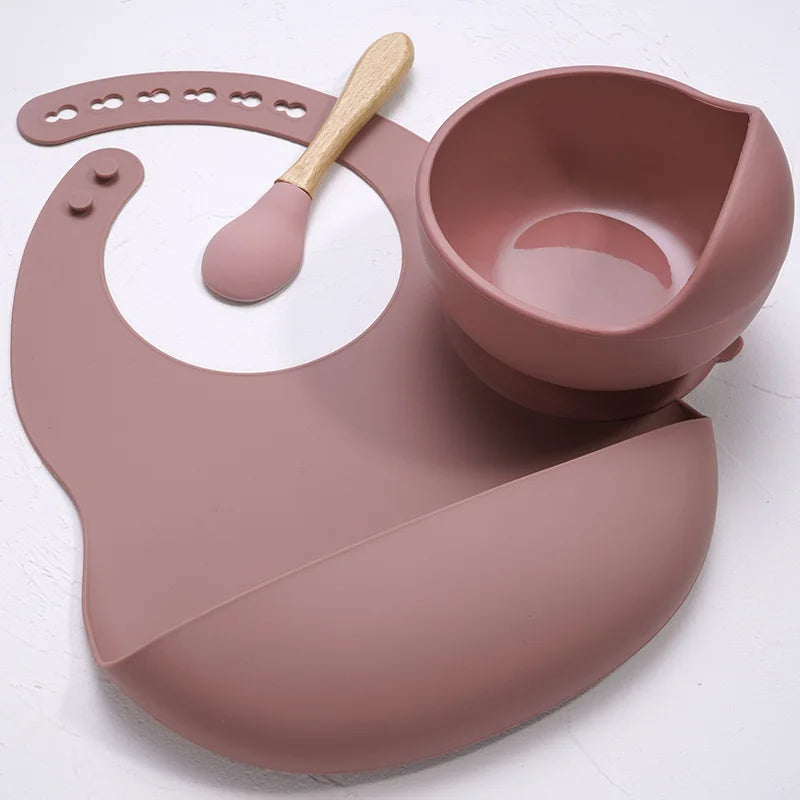 Silicone Baby Feeding Tableware Set